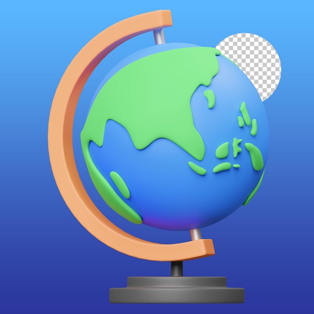 Illustration 3d Du Globe