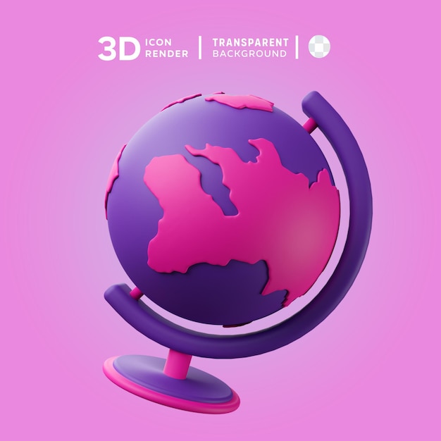 Illustration 3d Du Jeu Psd World