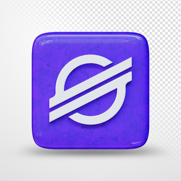 Illustration 3d du logo du symbole de la crypto-monnaie