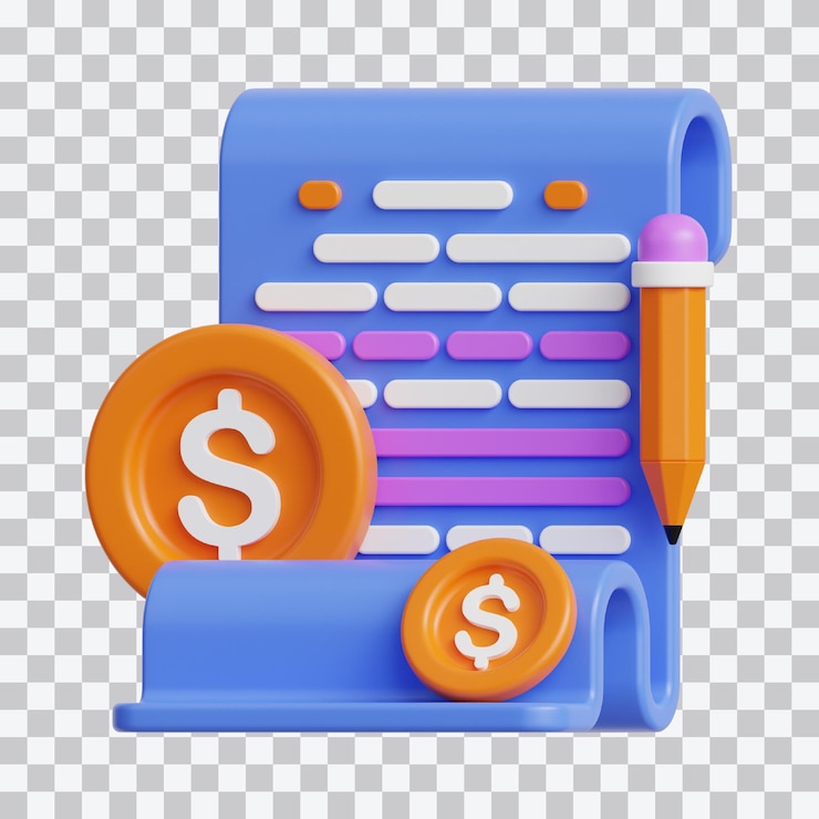 PSD illustration 3d du marketing des médias sociaux
