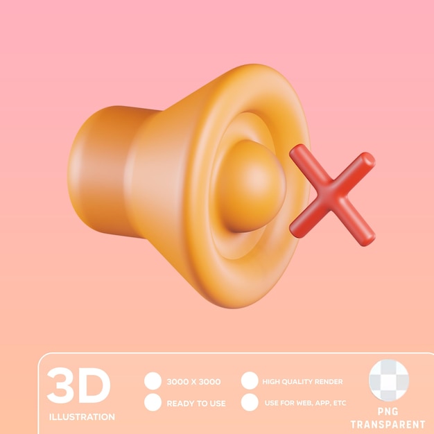 L'illustration 3d Du Son Psd