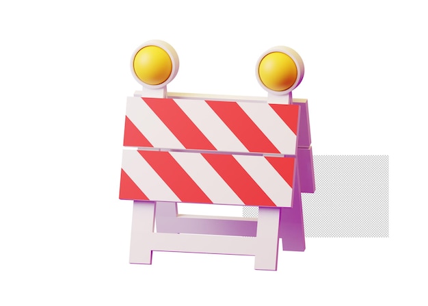 Illustration 3D à fond transparent