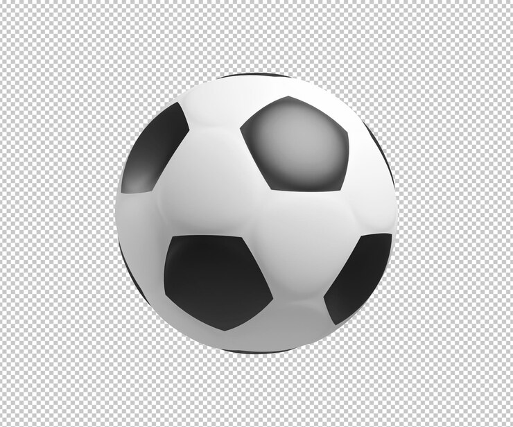PSD illustration 3d de football