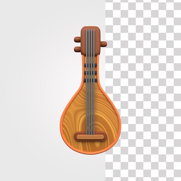 Illustration 3d De La Harpe