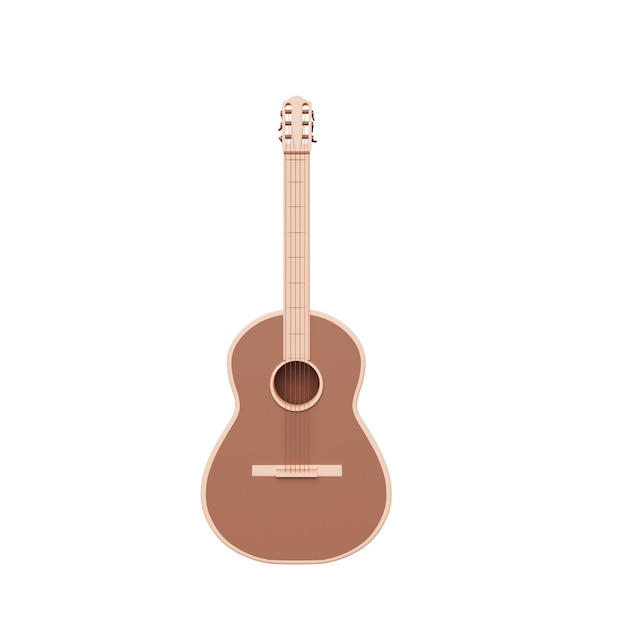 Illustration 3D d'un instrument de musique