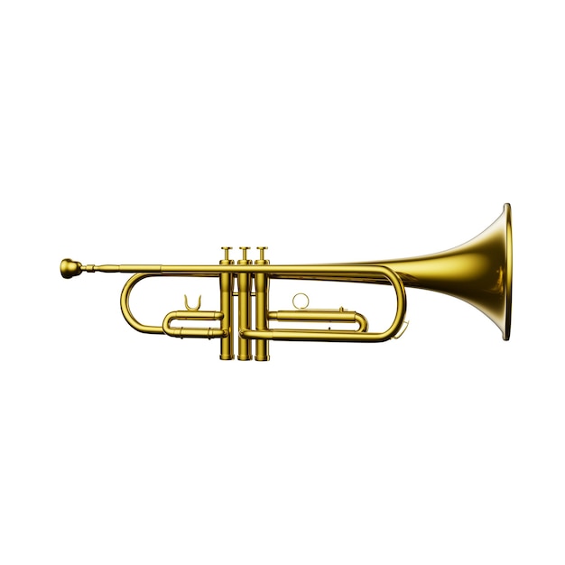Illustration 3D d'un instrument de musique
