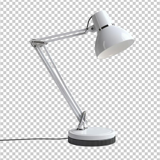 Illustration 3d D'une Lampe De Bureau Sur Fond Blanc