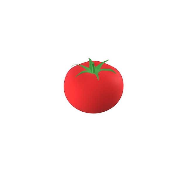Illustration 3d de légumes