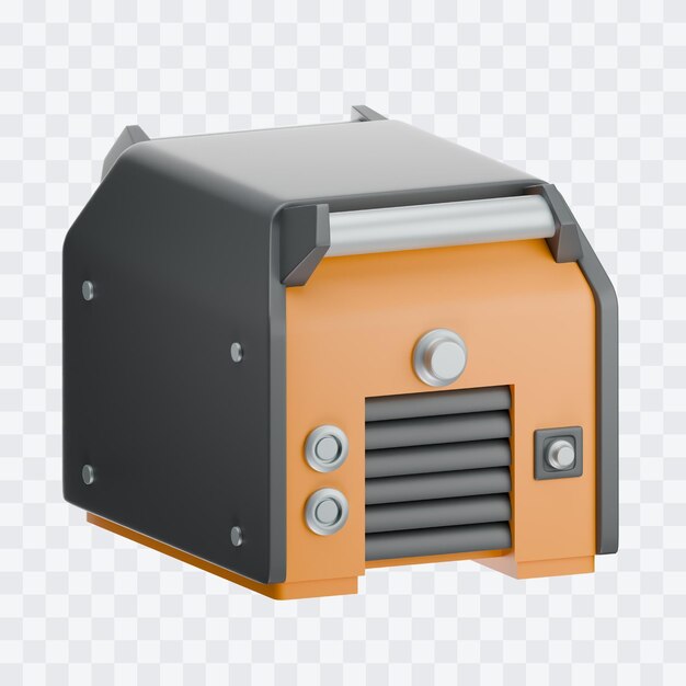 Illustration 3D de la machine à souder