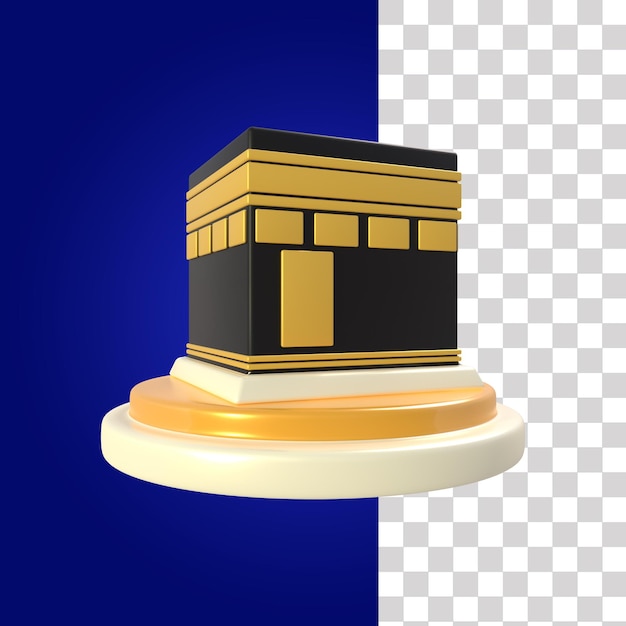 Illustration 3D de la Mecque
