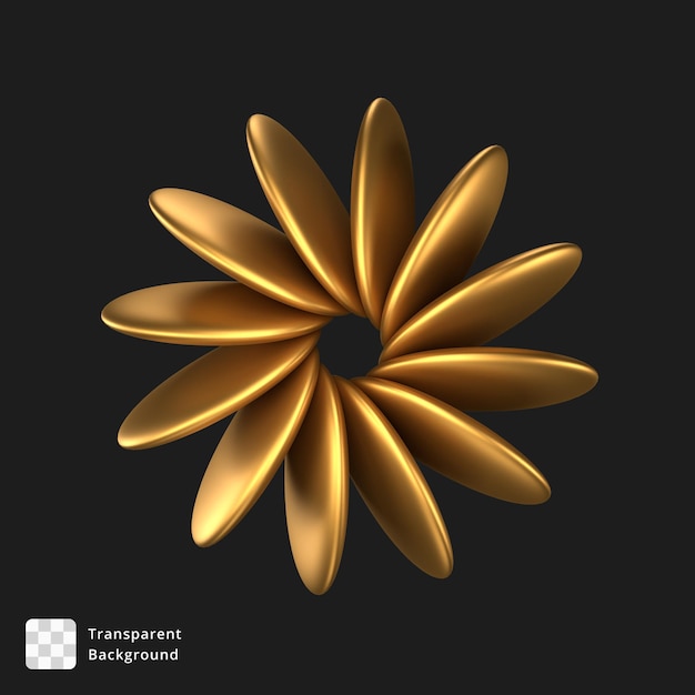 Illustration 3d D'un Objet Abstrait