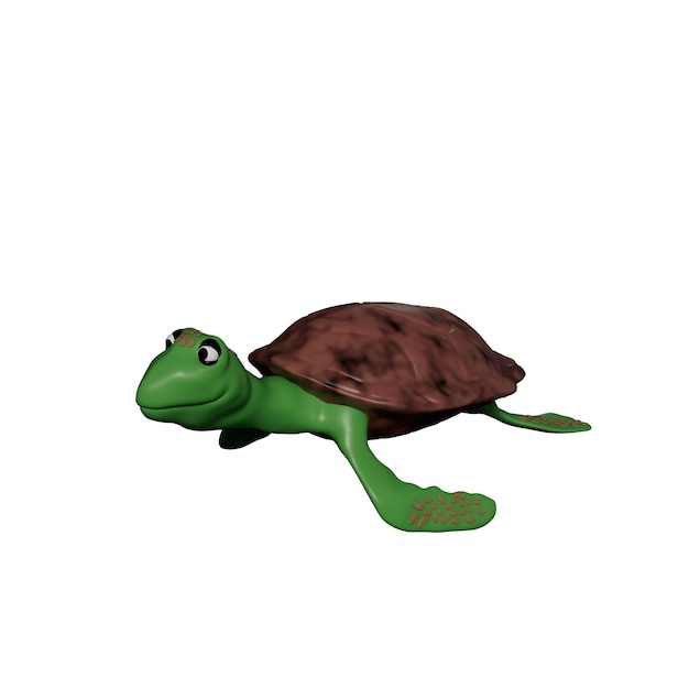 Illustration 3D de l'océan des animaux
