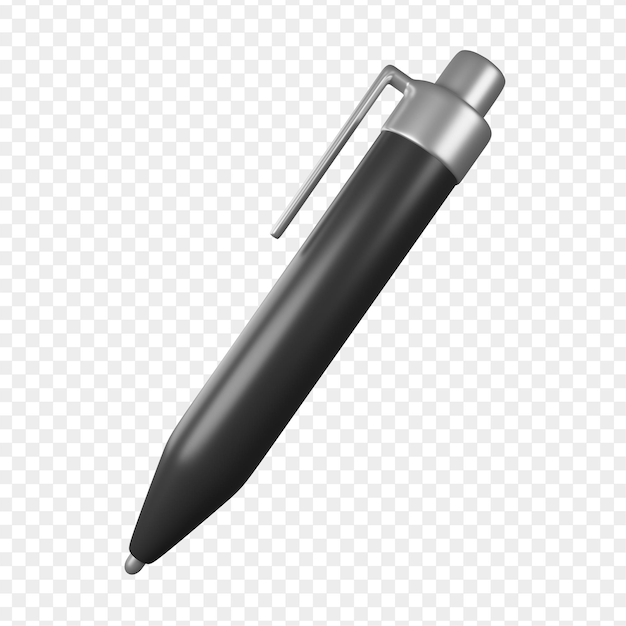 illustration 3D de l'outil du stylo