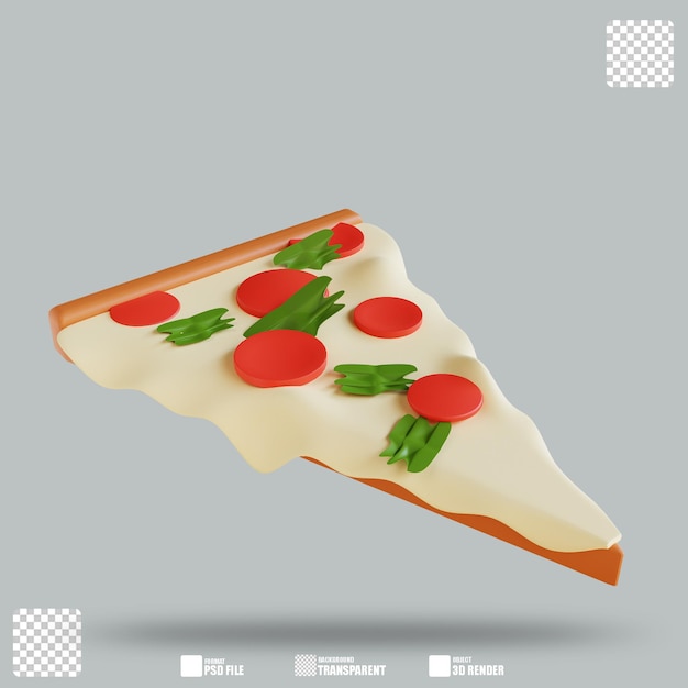 Illustration 3d Pizza 2