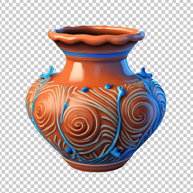 Illustration 3D de la poterie