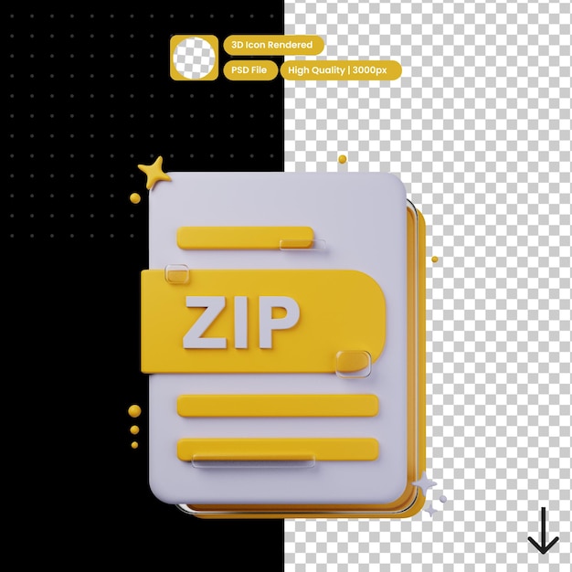 Illustration 3d Psd Du Format Zip