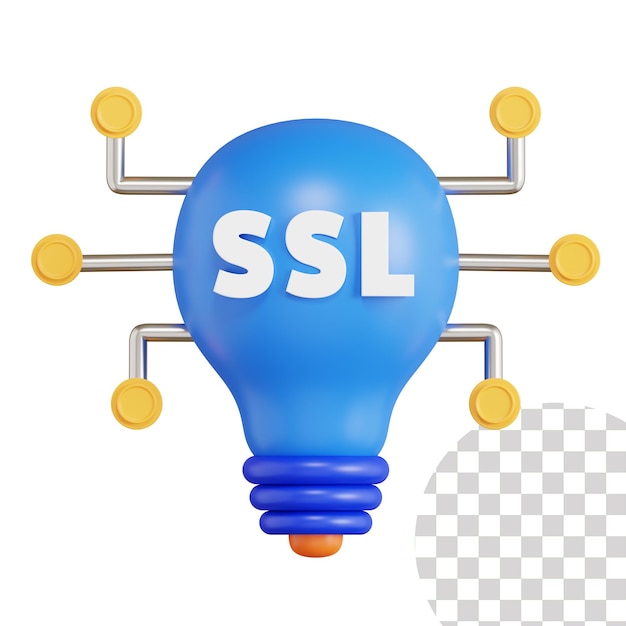 PSD illustration 3d ssl