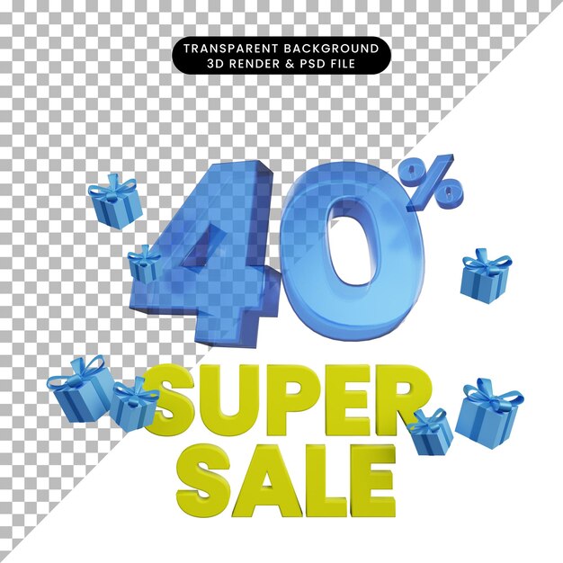 Illustration 3d De La Super Vente Discount 40%