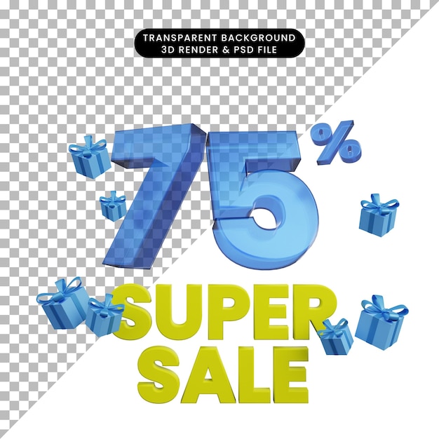 Illustration 3d De La Super Vente Discount 75%