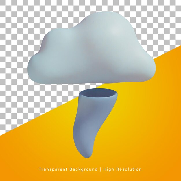 Illustration 3d De Tornade