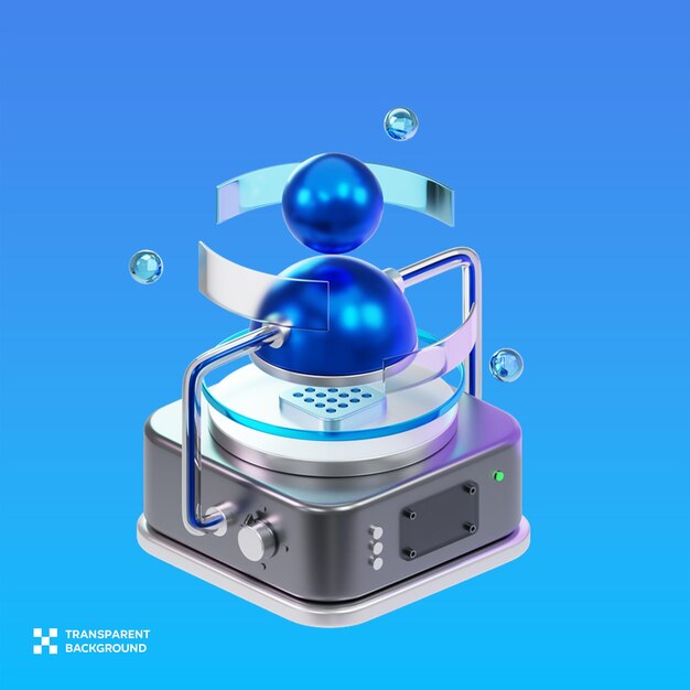 Illustration 3D de l'utilisateur PSD
