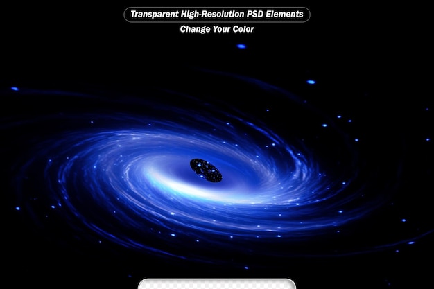 PSD illustration abstraite de l'espace galactique arrière-plan