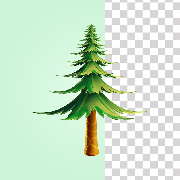 PSD illustration d'un arbre en 3d 7