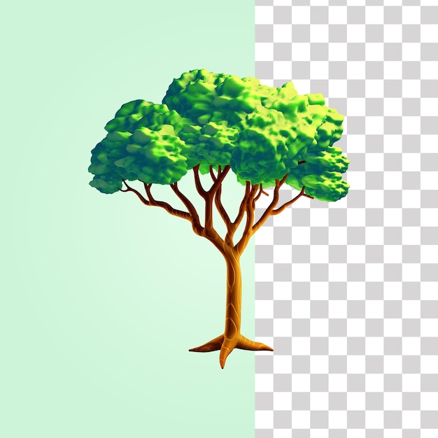 Illustration D'un Arbre En 3d