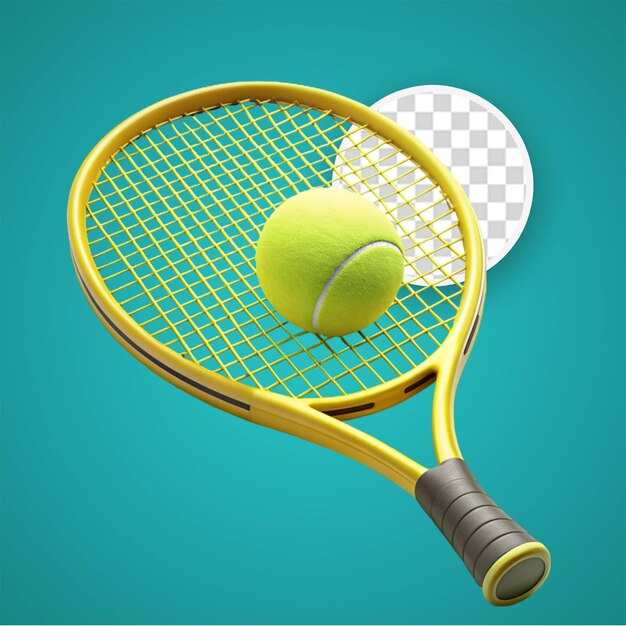 PSD illustration de balle de tennis