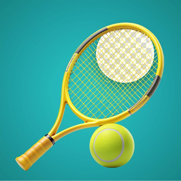 PSD illustration de balle de tennis