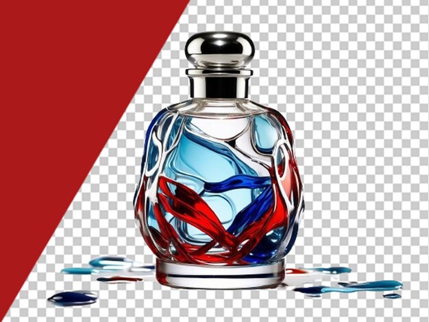PSD illustration d'une bouteille de parfum