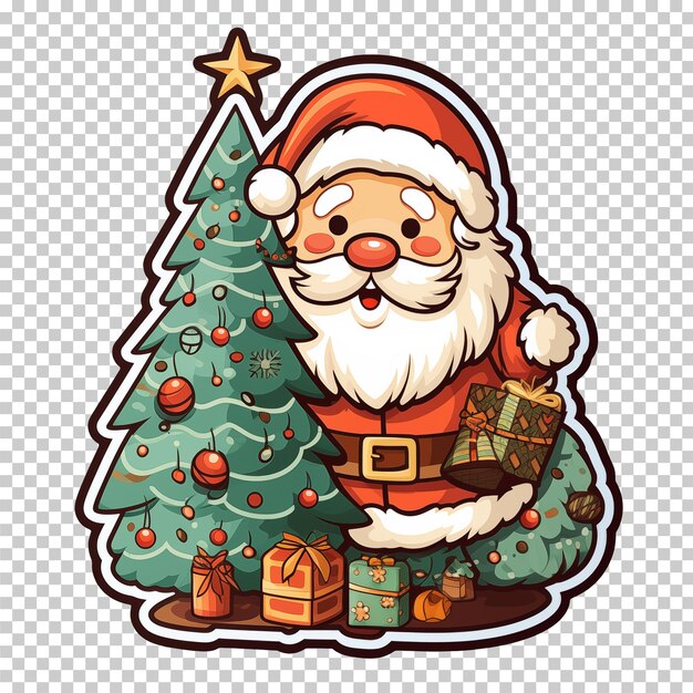 PSD illustration de clipart de noël à l'aquarelle isolée