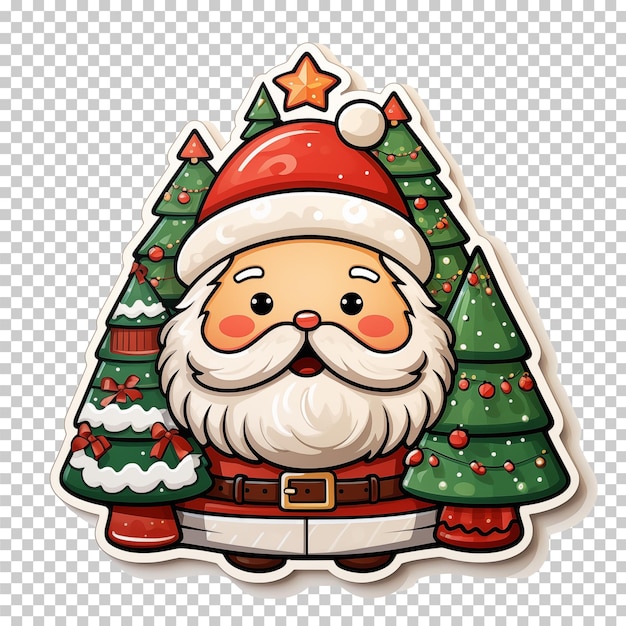 PSD illustration de clipart de noël à l'aquarelle isolée