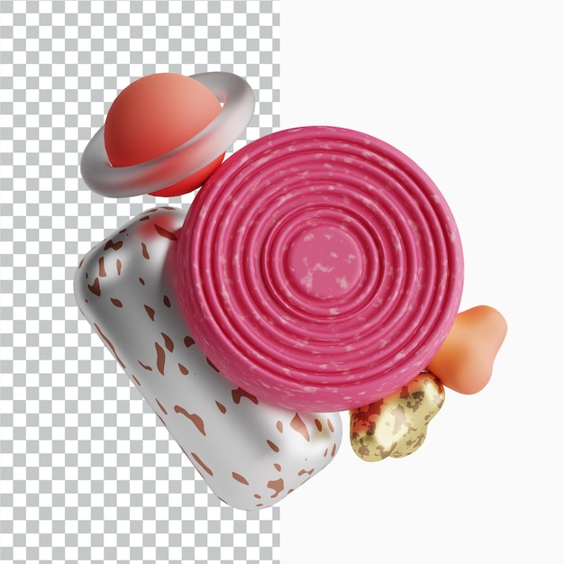 Illustration De Conception De Formes 3d Abstraite 3d