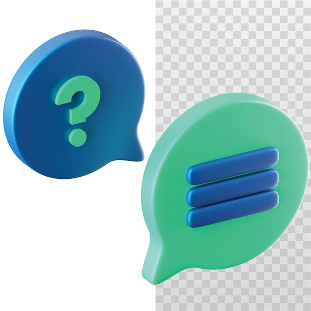 Illustration de consultation d'icônes 3D