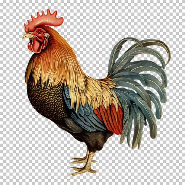 Illustration De Coq Isolée Sur Un Fond Transparent