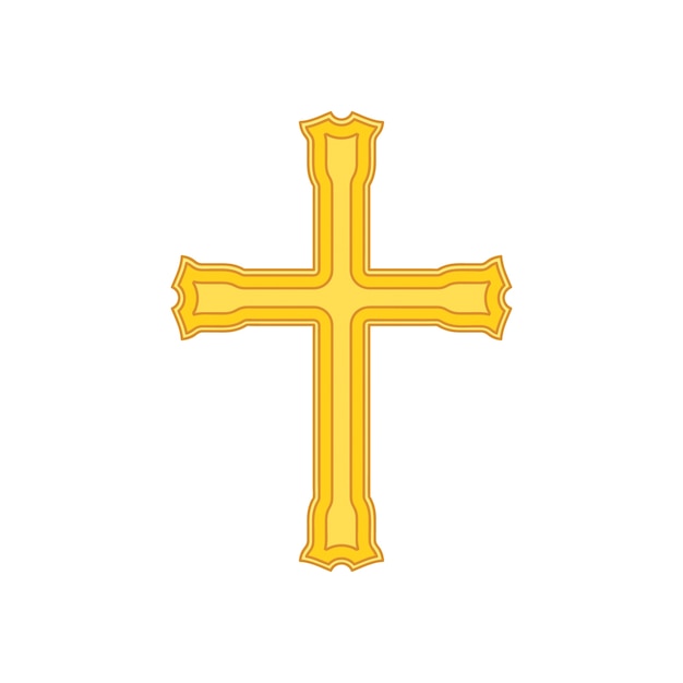 Illustration de croix ornementale