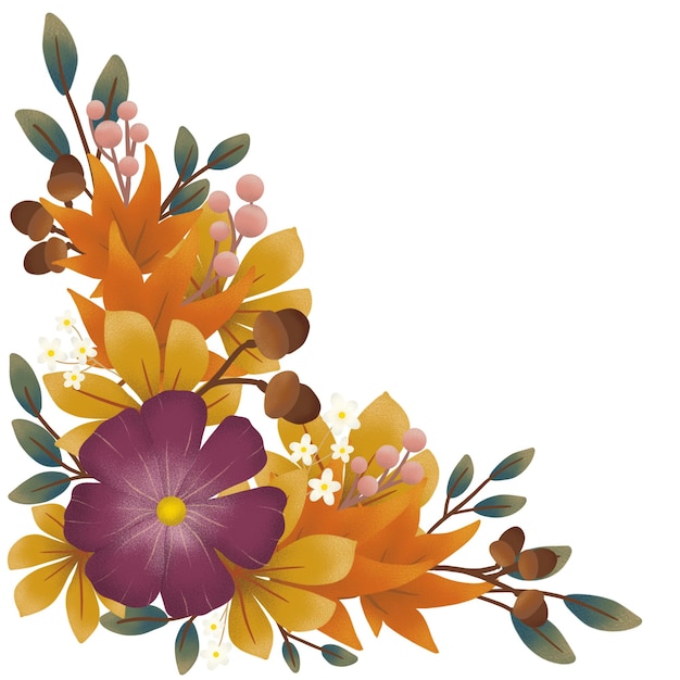 Illustration der Herbst-Botanischen Ecke