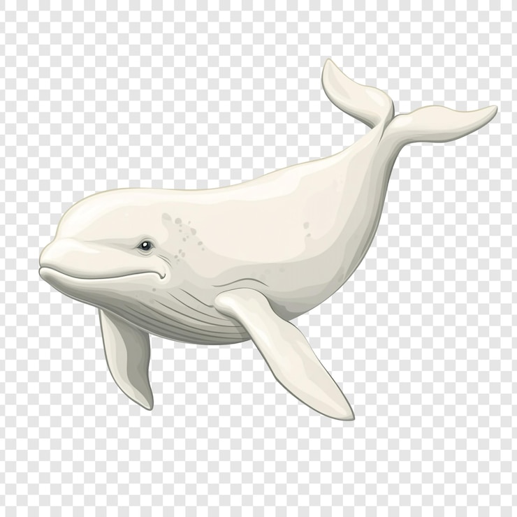 PSD illustration des weißwalen