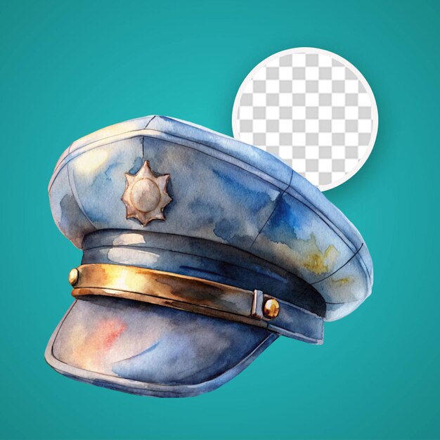 PSD illustration du concept du chapeau de capitaine