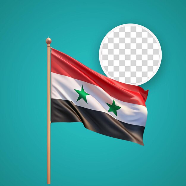 Illustration Du Drapeau Syrien