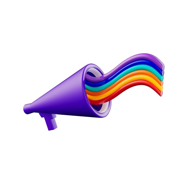 PSD illustration du pack 3d du jour lgbt