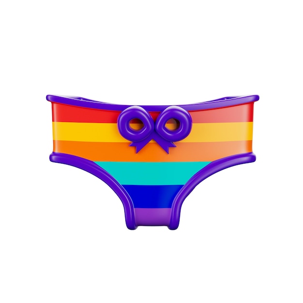 PSD illustration du pack 3d de la journée lgbt