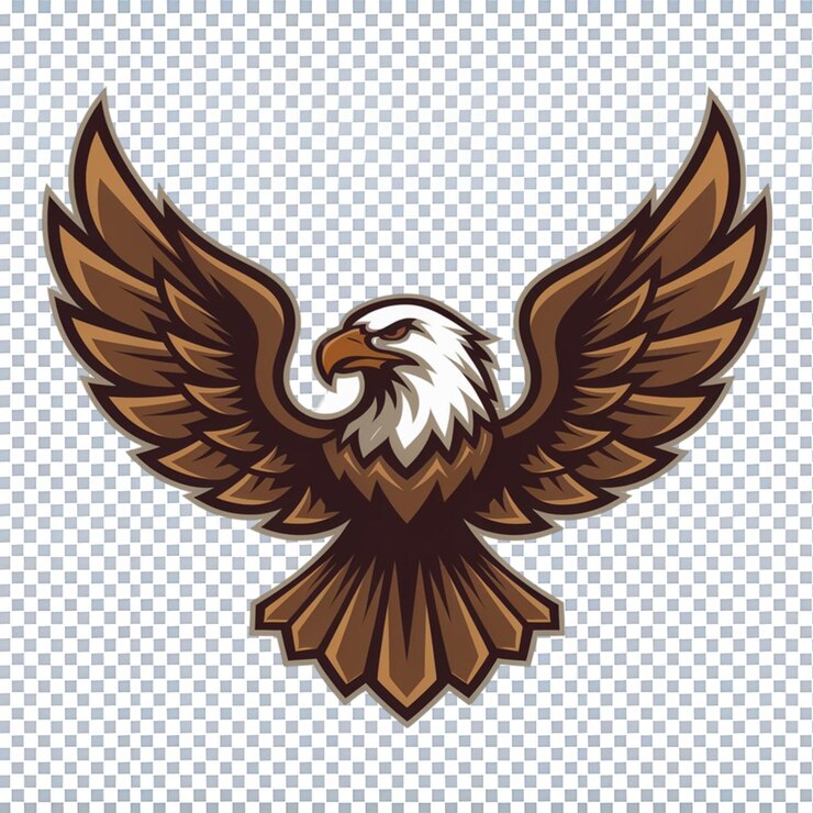 PSD illustration du vol de l'aigle