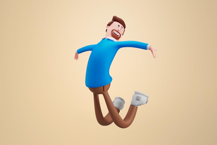 PSD illustration eines geschäftsmannes