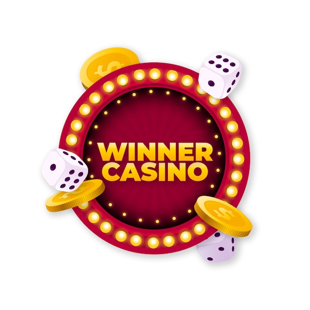 Illustration d'éléments de casino réalistes