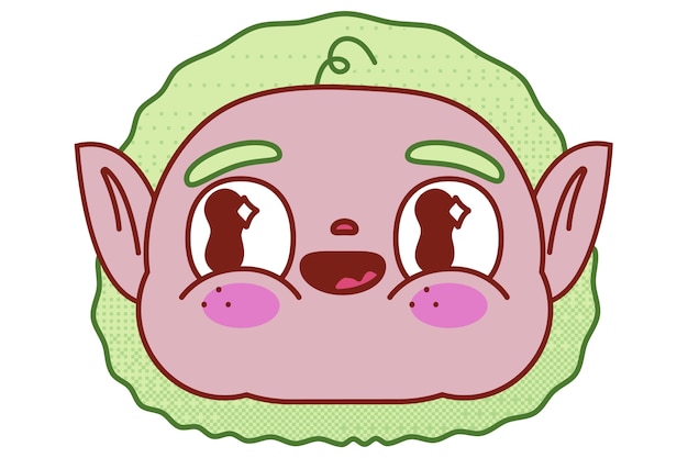 Illustration d'un emoji des années 90
