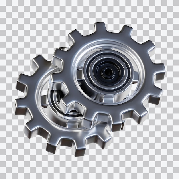 Illustration de l'engrenage 3d