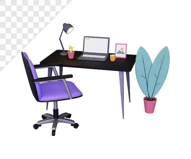 illustration de l'établi 3D