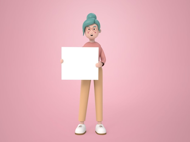 Illustration De Femmes De Dessin Animé 3d